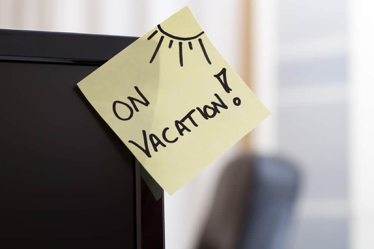 On vacation